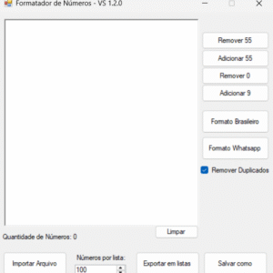 Formatador de Números